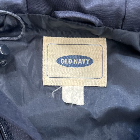 Old Navy Anorak Rain Jacket Mens 2XL Blue Pullover 1/4 Zip Windbreaker VTG Y2K - Picture 3 of 11